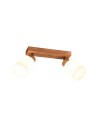 TRIO ASSAM Reflektor E14 2x25W Ściemnialna drewno R81112030