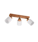Lampy sufitowe reflektory - TRIO ASSAM Reflektor E14 3x25W Ściemnialna drewno R81113030 - product 3