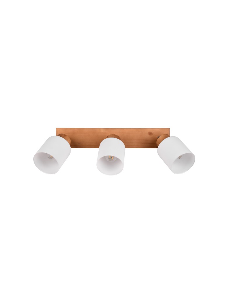 TRIO ASSAM Reflektor E14 3x25W Ściemnialna drewno R81113030