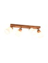 TRIO ASSAM Reflektor E14 4x25W Ściemnialna drewno R81114030