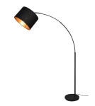 Lampy podłogowe z abażurem - TRIO BOLIVIA Podłogowa E27 1x10W czarny R40081080 - product 1