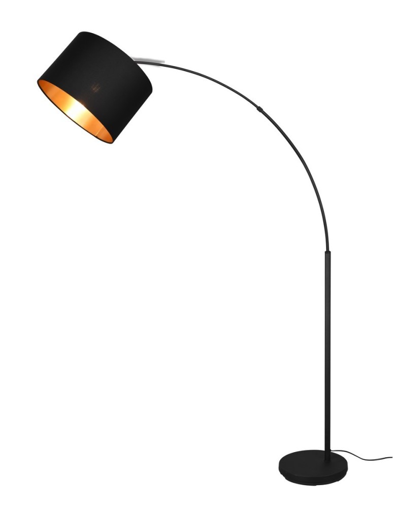 Lampy podłogowe z abażurem - TRIO BOLIVIA Podłogowa E27 1x10W czarny R40081080 - produkt kolory-swiatla.pl 1