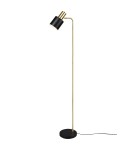 Lampy podłogowe młodzieżowe - TRIO ADAM Podłogowa E27 1x10W czarny/złoty R41041080 - product 1