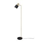 Lampy podłogowe młodzieżowe - TRIO ADAM Podłogowa E27 1x10W czarny/złoty R41041080 - product 3