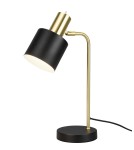 Lampy stołowe do czytania - TRIO ADAM Stołowa E14 1x10W czarny/złoty R51041080 - product 1