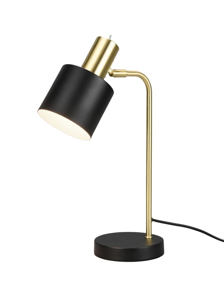 Lampy stołowe do czytania - TRIO ADAM Stołowa E14 1x10W czarny/złoty R51041080 - produkt kolory-swiatla.pl 1
