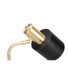 Lampy stołowe do czytania - TRIO ADAM Stołowa E14 1x10W czarny/złoty R51041080 - product 2