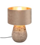 Lampy stołowe z abażurem - TRIO KIRAN Stołowa E27 1x60W szary R51231061 - product 1