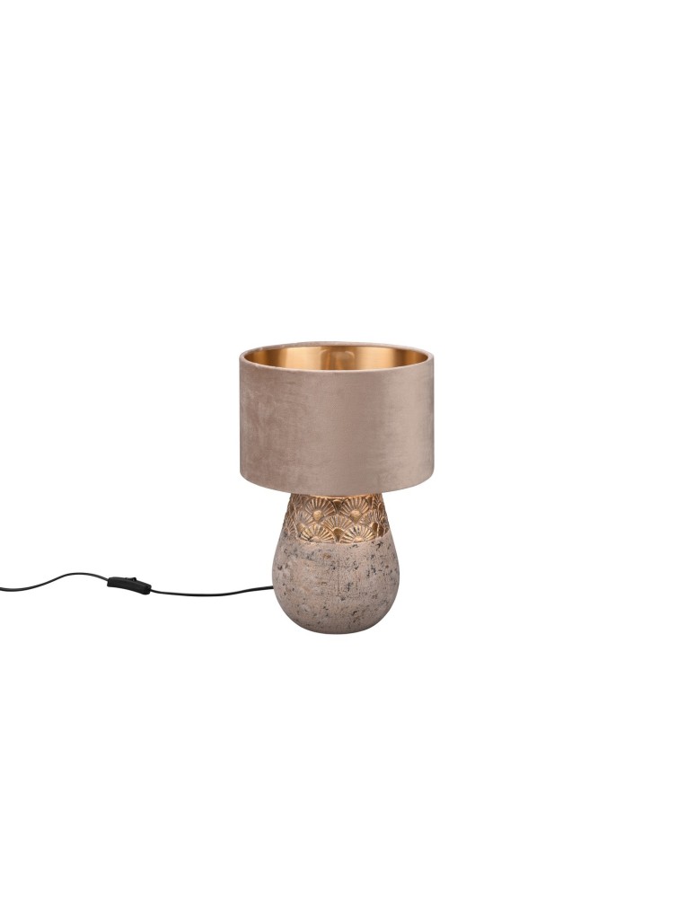 Lampy stołowe z abażurem - TRIO KIRAN Stołowa E27 1x60W szary R51231061 - product kolory-swiatla.pl 2