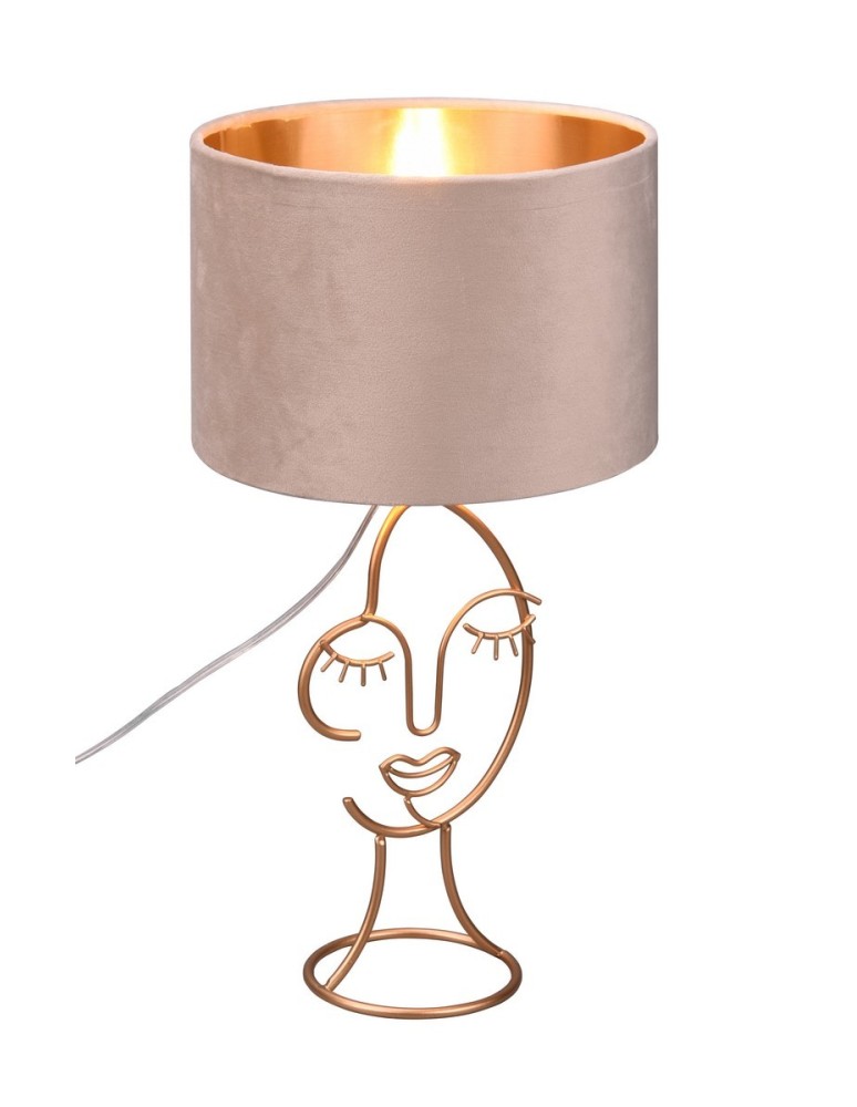 Lampy stołowe z abażurem - TRIO MARY Stołowa E27 1x60W beżowy R51221044 - produkt kolory-swiatla.pl 1