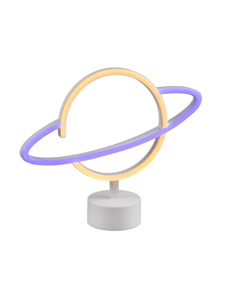 Lampy stołowe dziecięce - TRIO PLANET Stołowa LED 1x2W biały R55370101 - produkt kolory-swiatla.pl 1