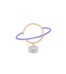 Lampy stołowe dziecięce - TRIO PLANET Stołowa LED 1x2W biały R55370101 - product 2