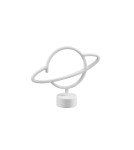 Lampy stołowe dziecięce - TRIO PLANET Stołowa LED 1x2W biały R55370101 - product 3