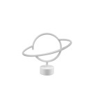 Lampy stołowe dziecięce - TRIO PLANET Stołowa LED 1x2W biały R55370101 - product 4