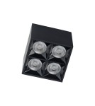 Lampy sufitowe punktowe - Nowodvorski MIDI LED Spot Natynkowa Max moc 16W LED  Czarny 10054 - product 1