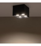 Lampy sufitowe punktowe - Nowodvorski MIDI LED Spot Natynkowa Max moc 16W LED  Czarny 10054 - product 3