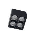 Lampy sufitowe punktowe - Nowodvorski MIDI LED Spot Natynkowa Max moc 16W LED  Czarny 10057 - product 1
