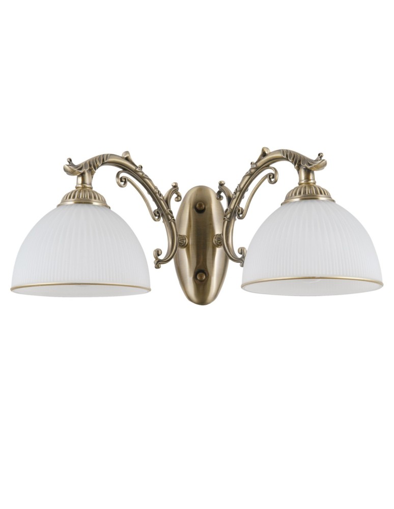 Kinkiety retro - ITALUX Feneza Kinkiet E27 2x40W Brązowy WL-5122-2 - produkt kolory-swiatla.pl 1