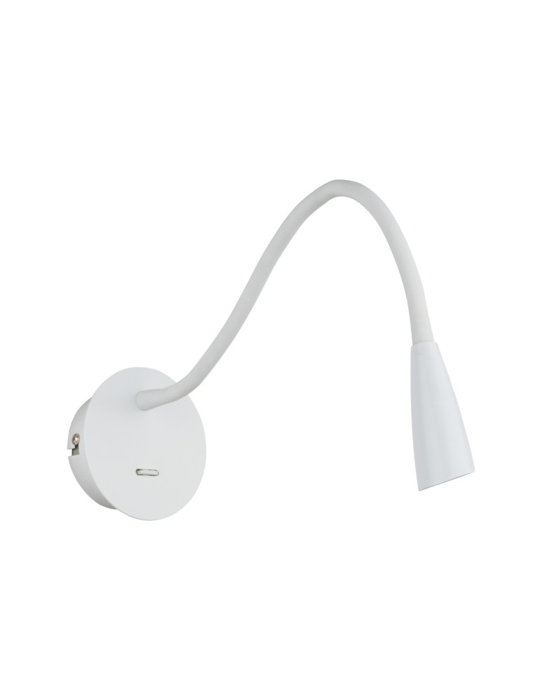 Kinkiety do czytania - ITALUX Paola Kinkiet LED zintegrowany 3W 3000K 120lm Biały WB88779-WH - produkt kolory-swiatla.pl 1