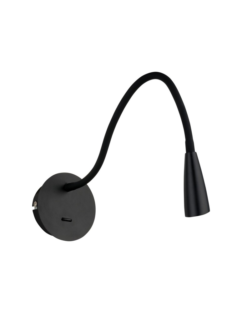 Kinkiety do czytania - ITALUX Paola Kinkiet LED zintegrowany 3W 3000K 120lm Czarny WB88779-BK - produkt kolory-swiatla.pl 1