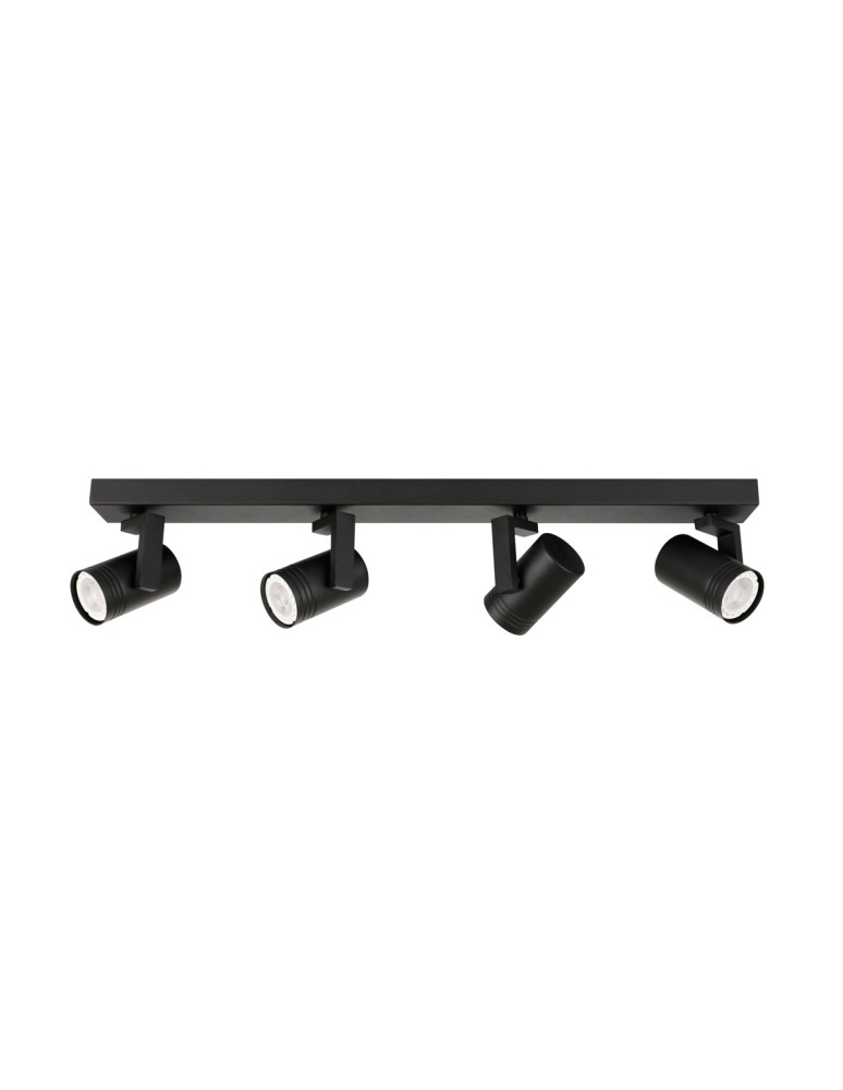 Lampy sufitowe reflektory - ITALUX Spiela Reflektor GU10 35W Czarny SPL-31993-4B-BK - produkt kolory-swiatla.pl 1