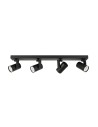ITALUX Spiela Reflektor GU10 35W Czarny SPL-31993-4B-BK