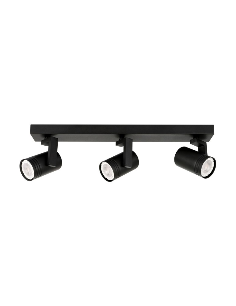 Lampy sufitowe reflektory - ITALUX Spiela Reflektor GU10 35W Czarny SPL-31993-3B-BK - produkt kolory-swiatla.pl 1