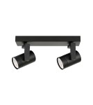 Lampy sufitowe reflektory - ITALUX Spiela Reflektor GU10 35W Czarny SPL-31993-2B-BK - product 1