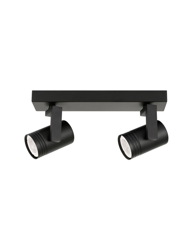 Lampy sufitowe reflektory - ITALUX Spiela Reflektor GU10 35W Czarny SPL-31993-2B-BK - produkt kolory-swiatla.pl 1