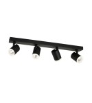 Lampy sufitowe reflektory - ITALUX Helvia Reflektor LED zintegrowany 20W 4000K 2000lm Czarny SPL-31991-4B-BK - product 1