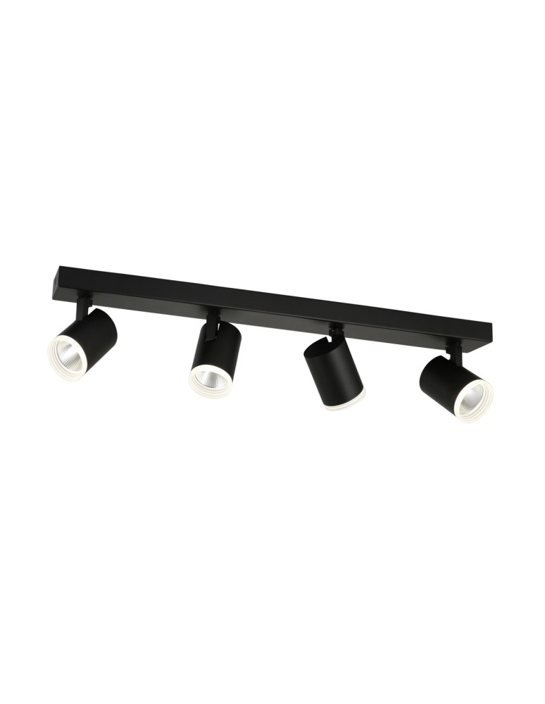 Lampy sufitowe reflektory - ITALUX Helvia Reflektor LED zintegrowany 20W 4000K 2000lm Czarny SPL-31991-4B-BK - produkt kolory-swiatla.pl 1
