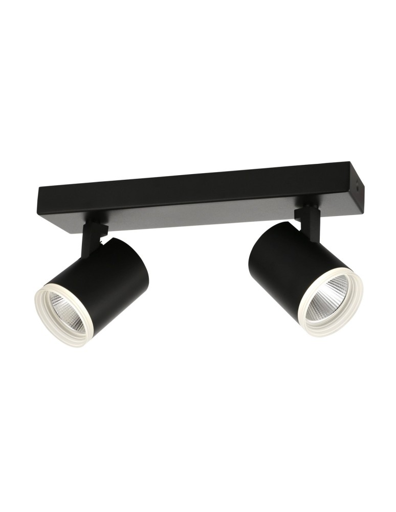 Lampy sufitowe reflektory - ITALUX Helvia Reflektor LED zintegrowany 10W 4000K 1000lm Czarny SPL-31991-2B-BK - produkt kolory-swiatla.pl 1