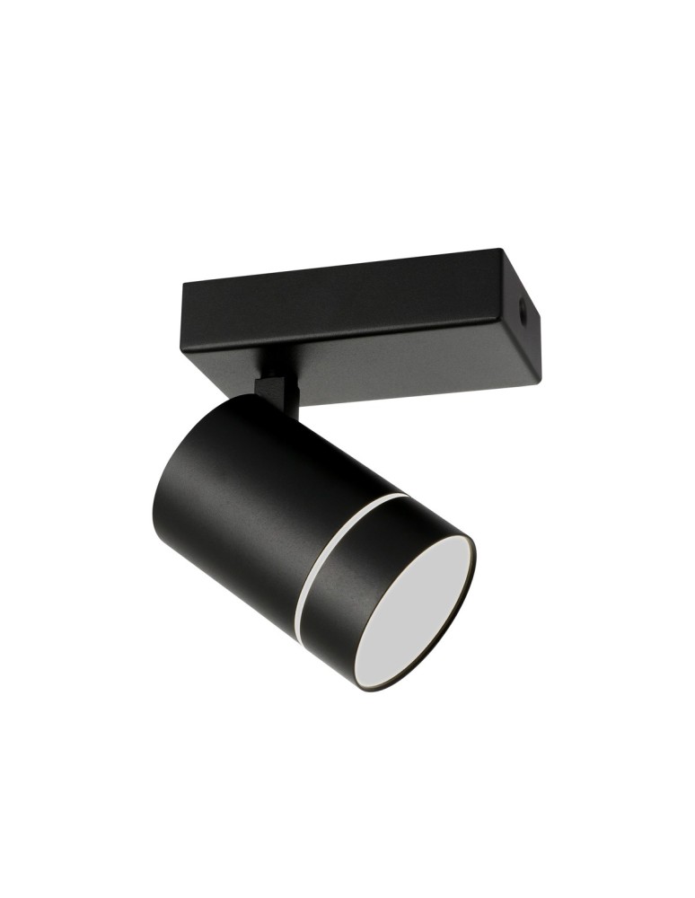 Reflektory LEDowe - ITALUX Selma Reflektor LED zintegrowany 5W 4000K 320lm Czarny SPL-31983-1B-BK - produkt kolory-swiatla.pl 1