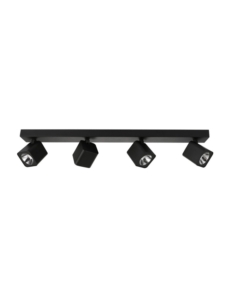 Lampy sufitowe reflektory - ITALUX Aveiro Reflektor LED zintegrowany 20W 4000K 2000lm Czarny SPL-31981-4B-BK - produkt kolory-swiatla.pl 1