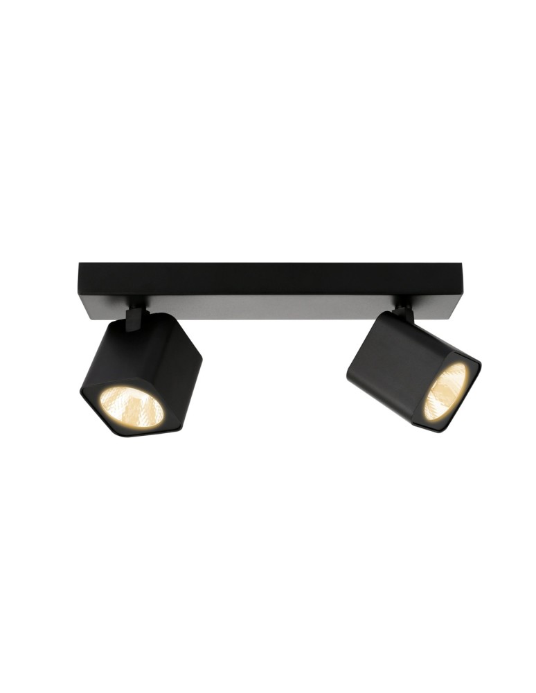 Lampy sufitowe reflektory - ITALUX Aveiro Reflektor LED zintegrowany 10W 4000K 1000lm Czarny SPL-31981-2B-BK - produkt kolory-swiatla.pl 1