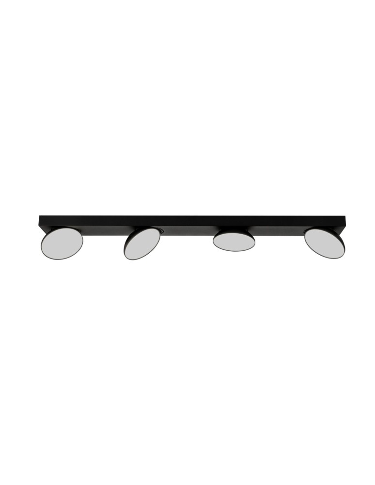 Lampy sufitowe reflektory - ITALUX Castelio Reflektor LED zintegrowany 20W 4000K 1520lm Czarny SPL-31976-4B-BK - produkt kolory-swiatla.pl 1