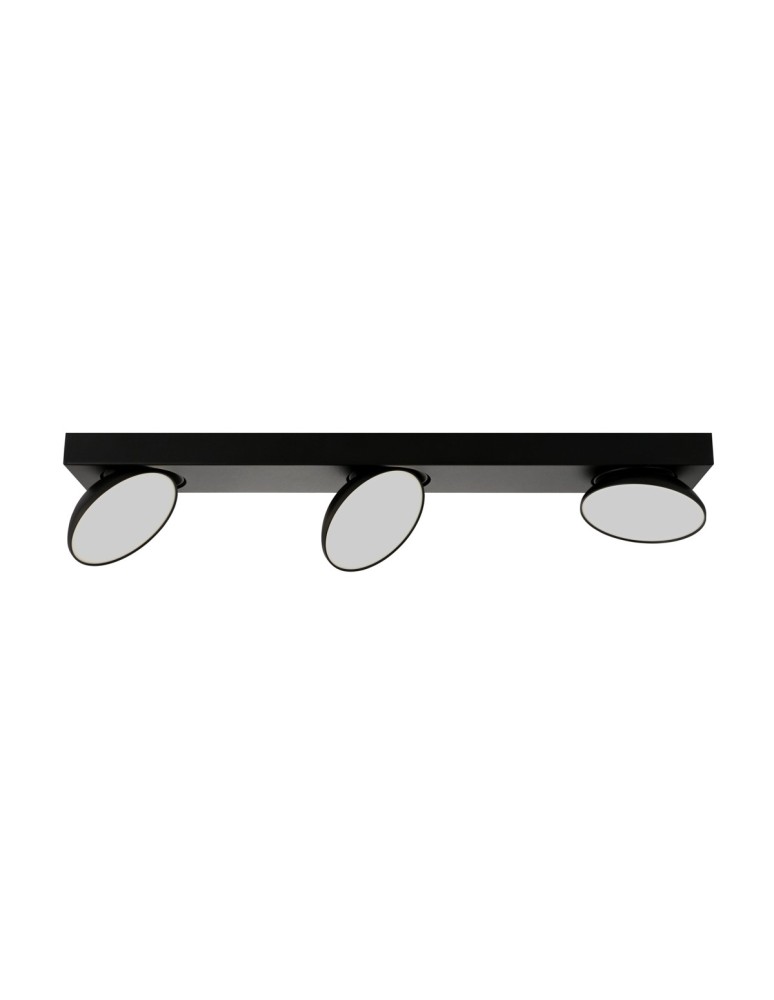 Lampy sufitowe reflektory - ITALUX Castelio Reflektor LED zintegrowany 15W 4000K 1140lm Czarny SPL-31976-3B-BK - produkt kolory-swiatla.pl 1