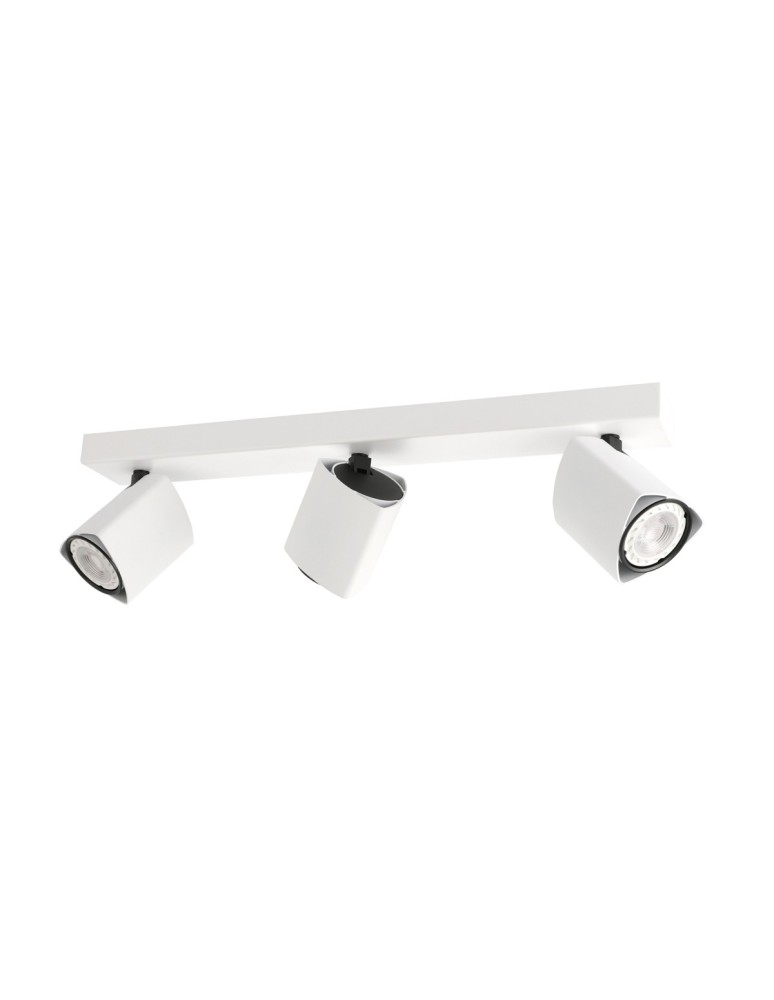 Lampy sufitowe reflektory - ITALUX Merusa Reflektor GU10 35W Biały/Czarny SPL-31970-3B-WH - produkt kolory-swiatla.pl 1