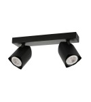 Lampy sufitowe reflektory - ITALUX Merusa Reflektor GU10 35W Czarny SPL-31970-2B-BK - produkt 1
