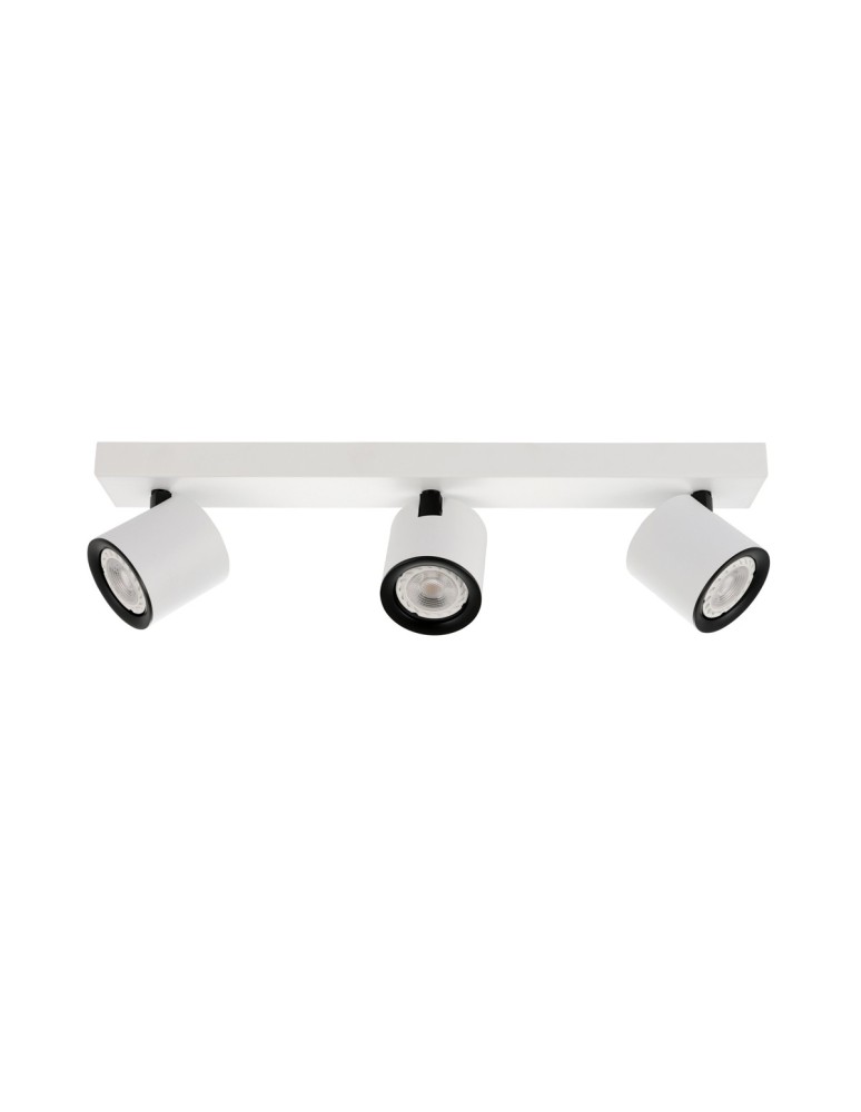 Lampy sufitowe reflektory - ITALUX Karlota Reflektor GU10 35W Biały/Czarny SPL-31959-3B-WH - produkt kolory-swiatla.pl 1