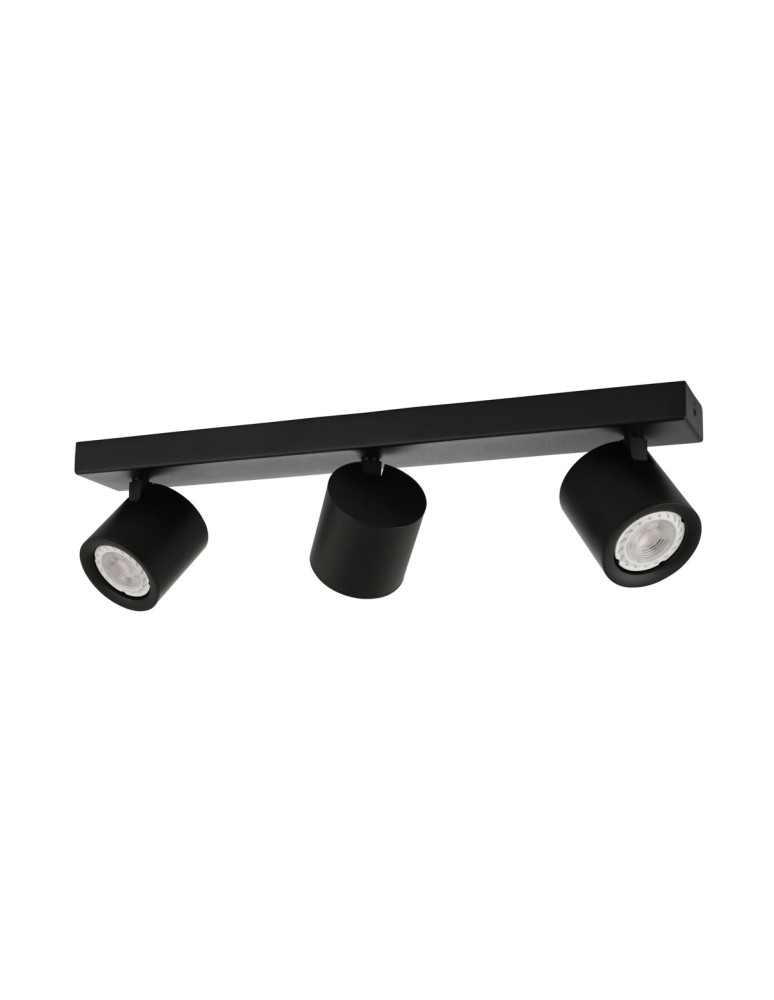 Lampy sufitowe reflektory - ITALUX Karlota Reflektor GU10 35W Czarny SPL-31959-3B-BK - produkt kolory-swiatla.pl 1