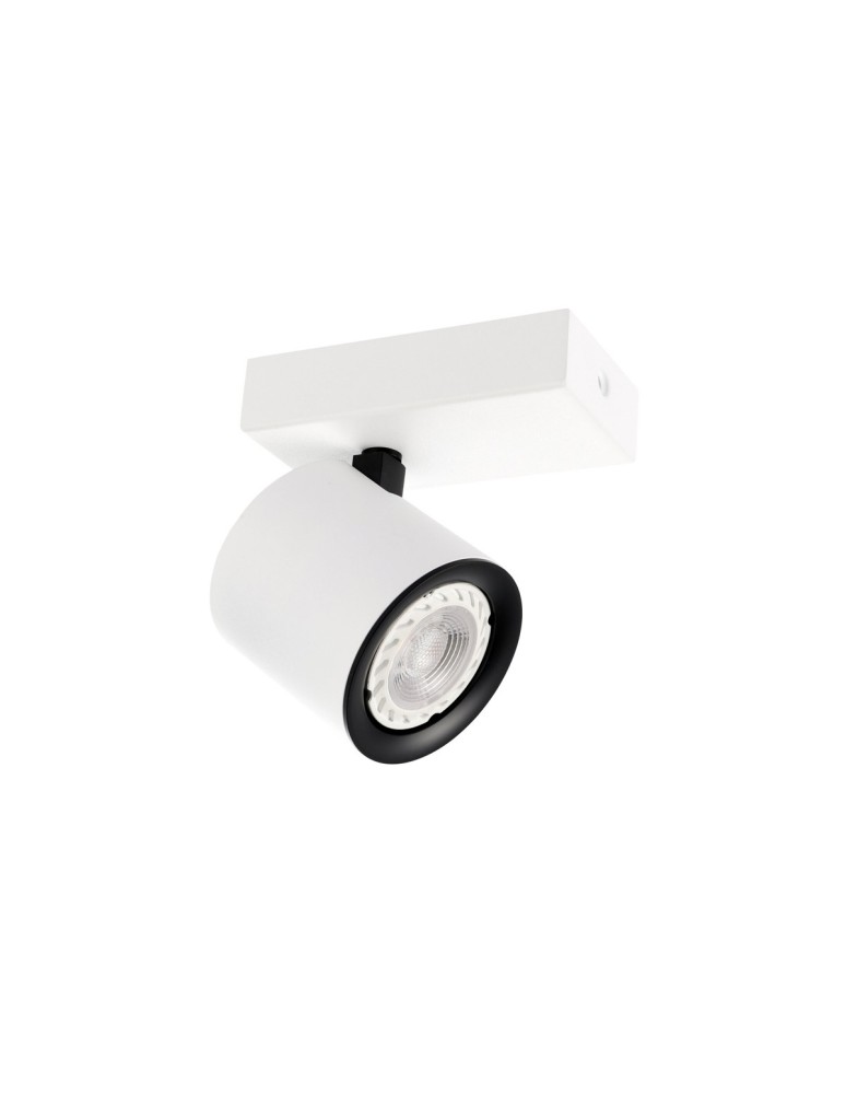 Reflektory sufitowe - ITALUX Karlota Reflektor GU10 35W Biały/Czarny SPL-31959-1B-WH - produkt kolory-swiatla.pl 1