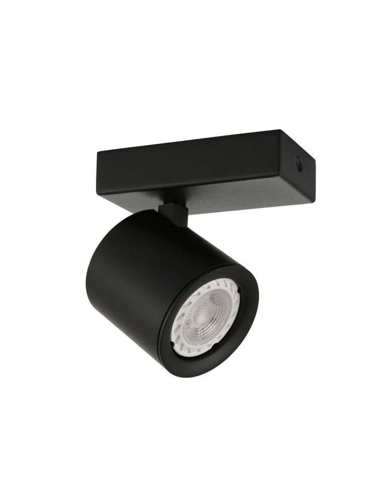 Reflektory sufitowe - ITALUX Karlota Reflektor GU10 35W Czarny SPL-31959-1B-BK - produkt kolory-swiatla.pl 1