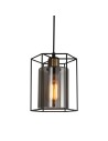 ITALUX Kalula Wisząca E27 1x40W Czarny PND-78901-1-BK+SG