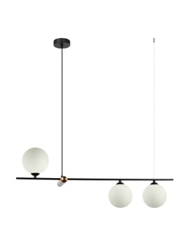 ITALUX Barletta Wisząca G9 3x25W Brązowy/Czarny PND-76540-3-BK