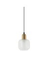ITALUX Lamezia Wisząca E27 1x40W Brązowy/Czarny PND-67594-1-BRO+CL