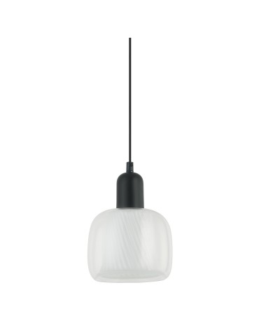 ITALUX Lamezia Wisząca E27 1x40W Czarny PND-67594-1-BK+CL