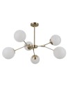 ITALUX Annes Wisząca E14 6x5W Brązowy PND-56980-6B