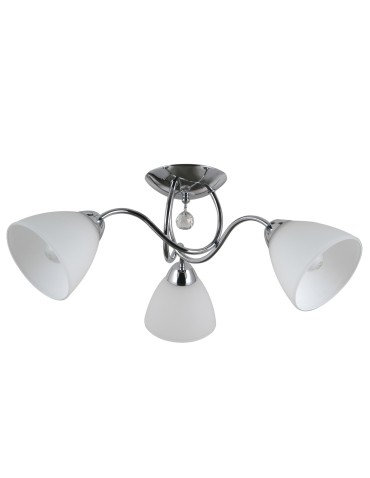 ITALUX Lugano Sufitowa E27 3x40W Chrom/Biały PND-5643-3