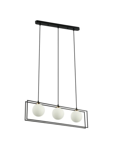 ITALUX Grosetta Wisząca G9 3x25W Czarny PND-53423-3-BK